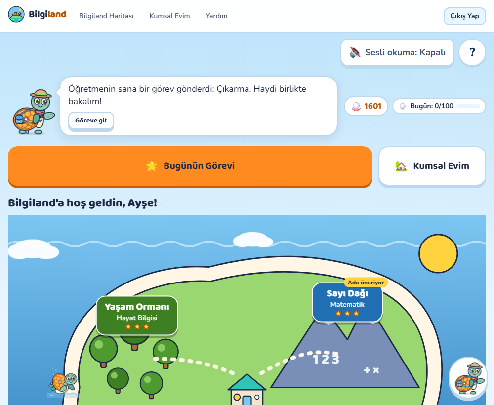 Bilgiland haritası